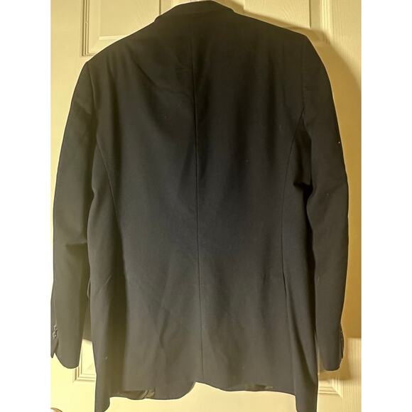 Zara Men’s Slim Fit Navy Blazer – Size 38 | Modern Tailored Classic - Picture 8 of 8